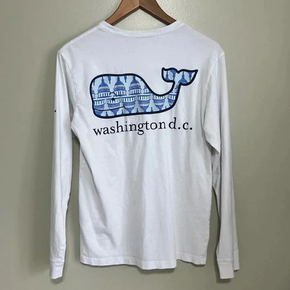 Vineyard Vines Washington DC Long Sleeve Shirt Size XS - Picture 2 of 10